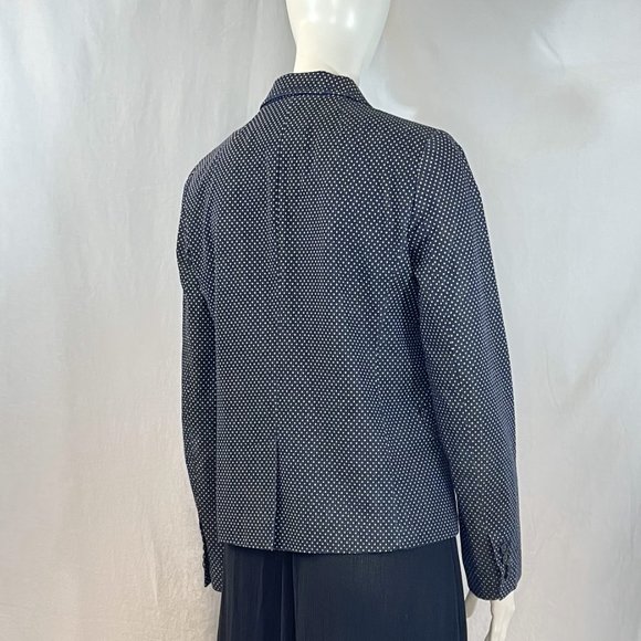 Navy Polka Dot Schoolboy Blazer | J Crew - Picture 5 of 8